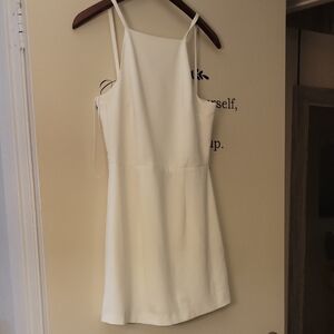 French Connection Ivory Sleeveless Dress